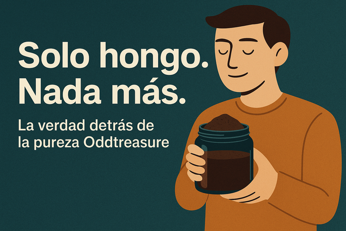 Solo hongo. Nada más. La verdad detrás de la pureza Oddtreasure